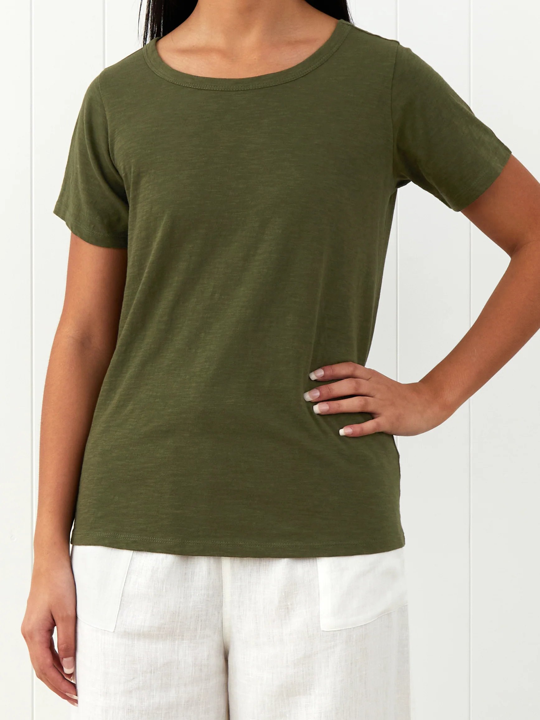 Andie Tee Shirt in Green - Image 3