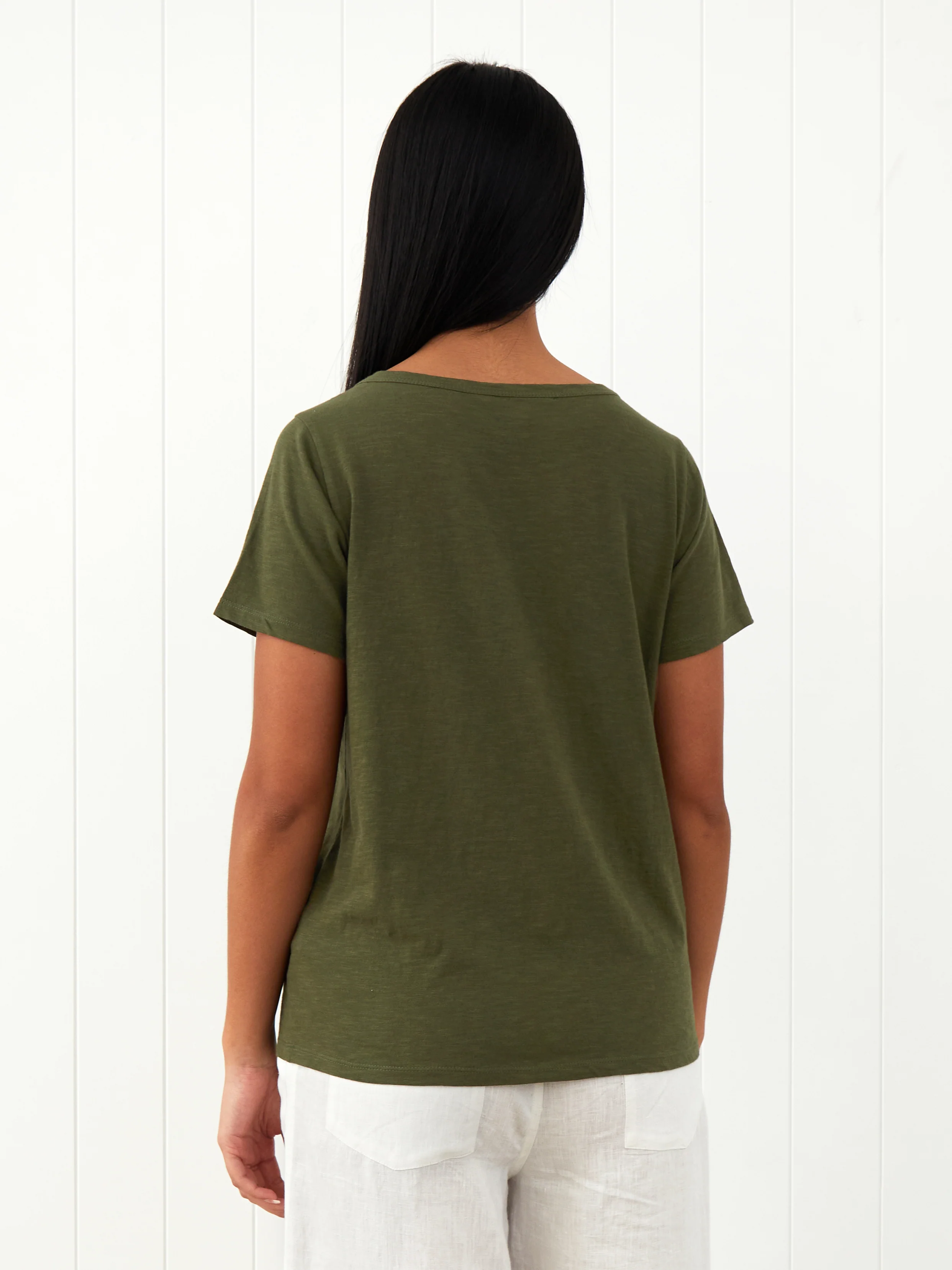 Andie Tee Shirt in Green - Image 4