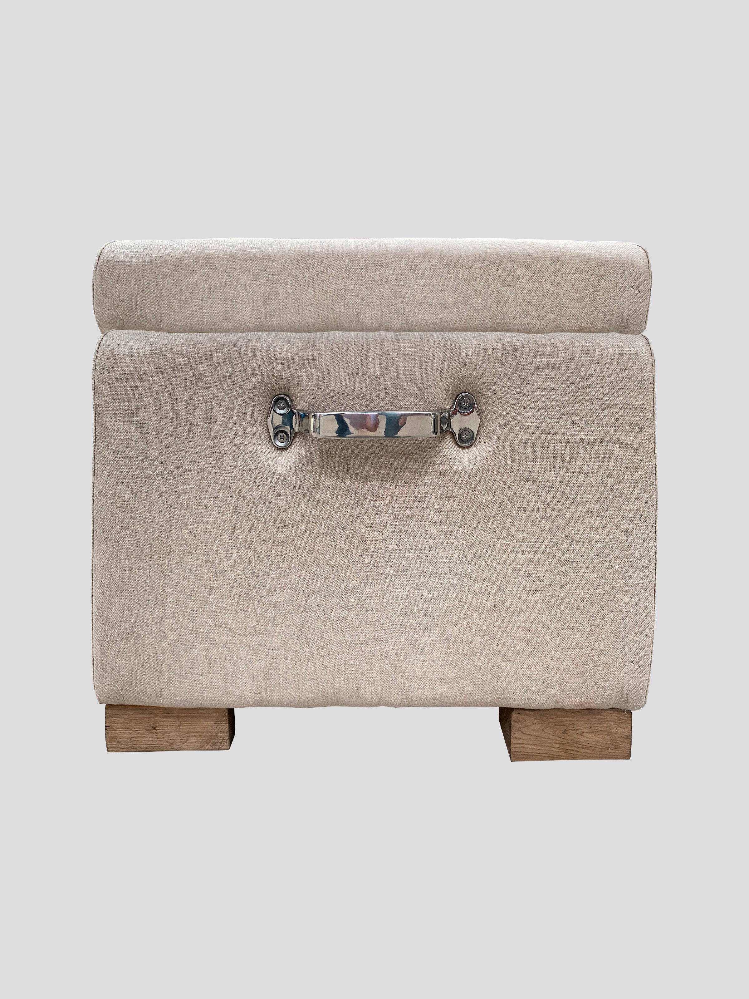 Button Linen Blanket Box - Image 3