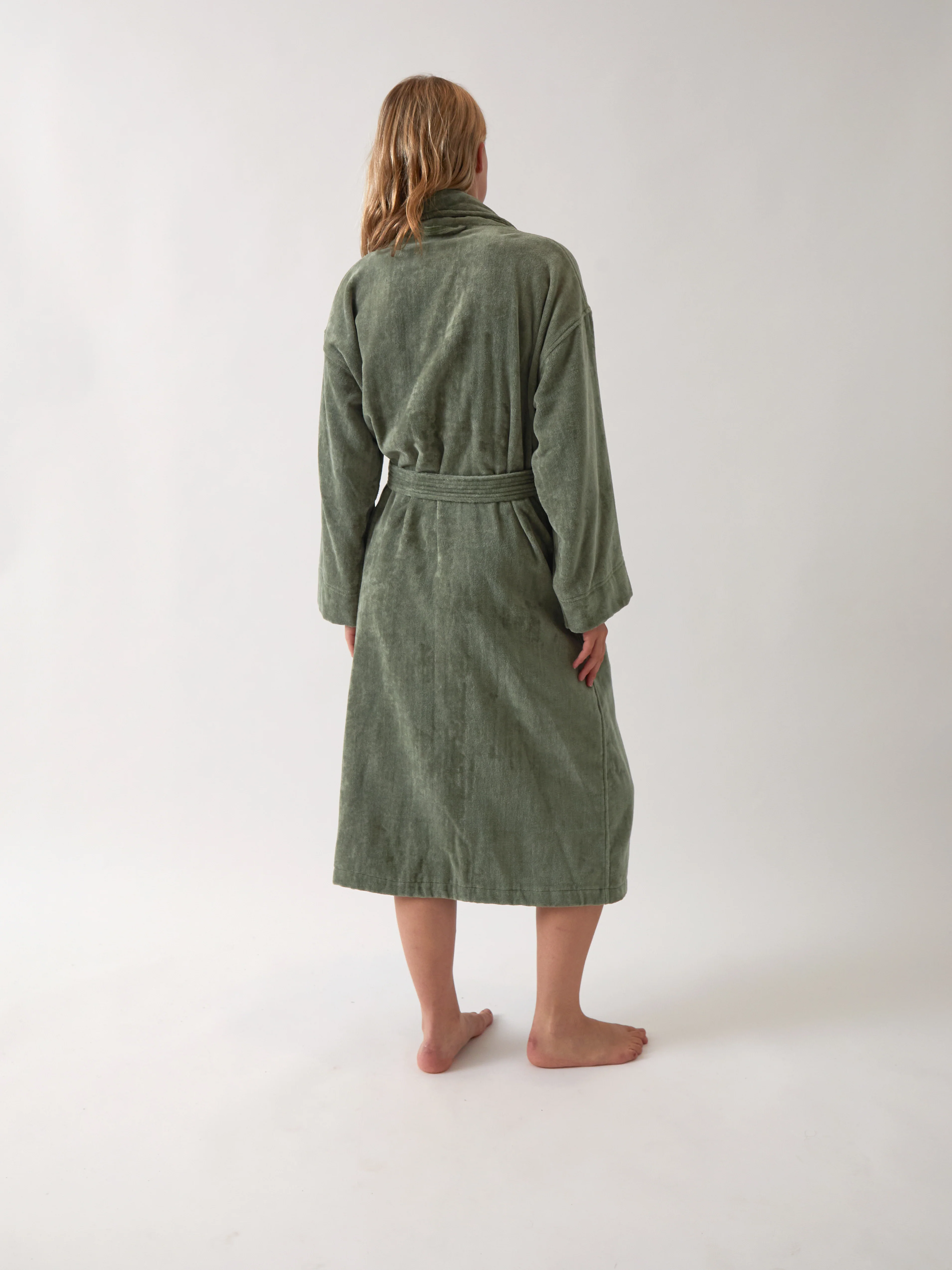 Carter Robe in Sage - Image 4