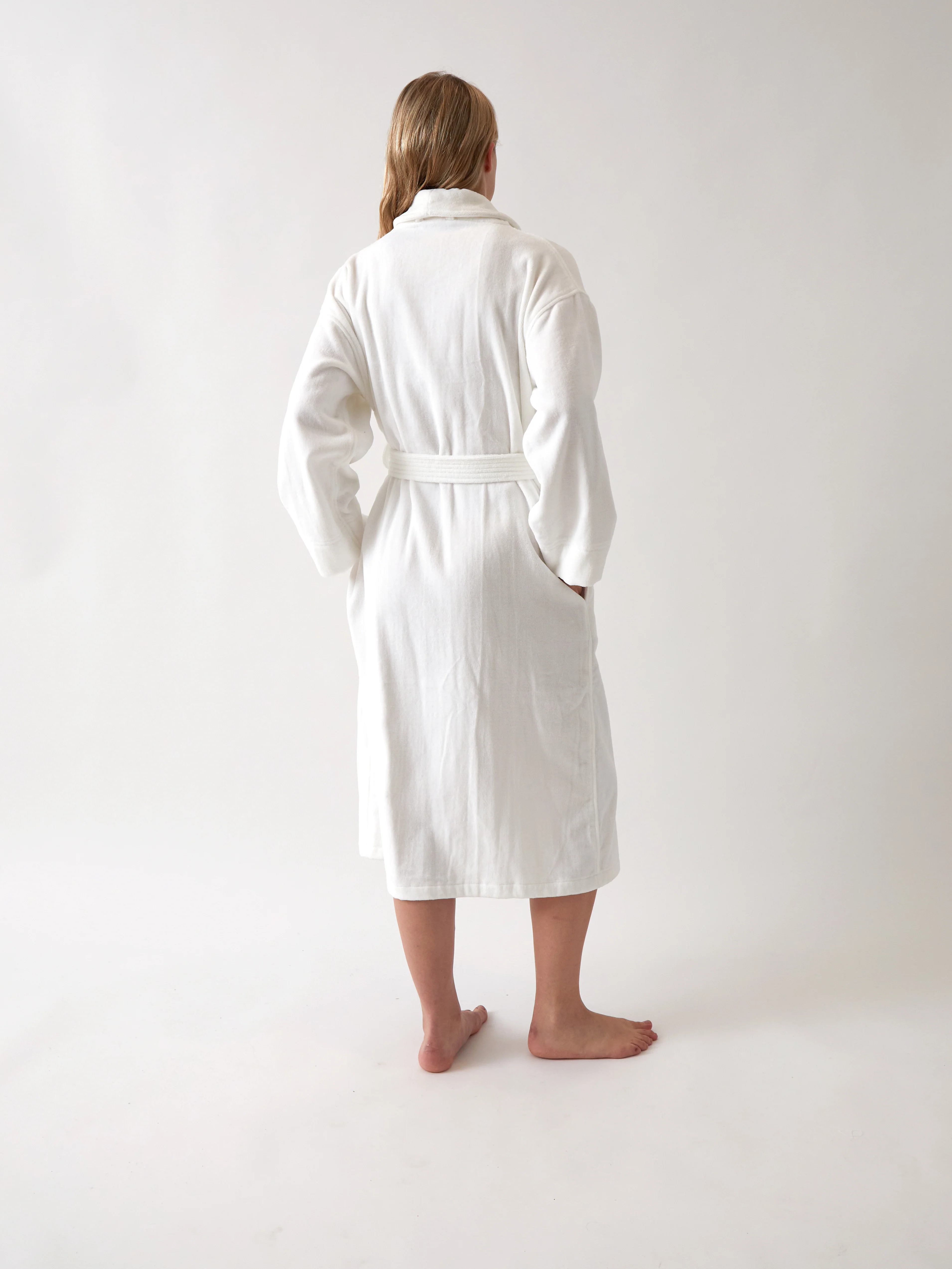 Carter Robe in White - Image 4