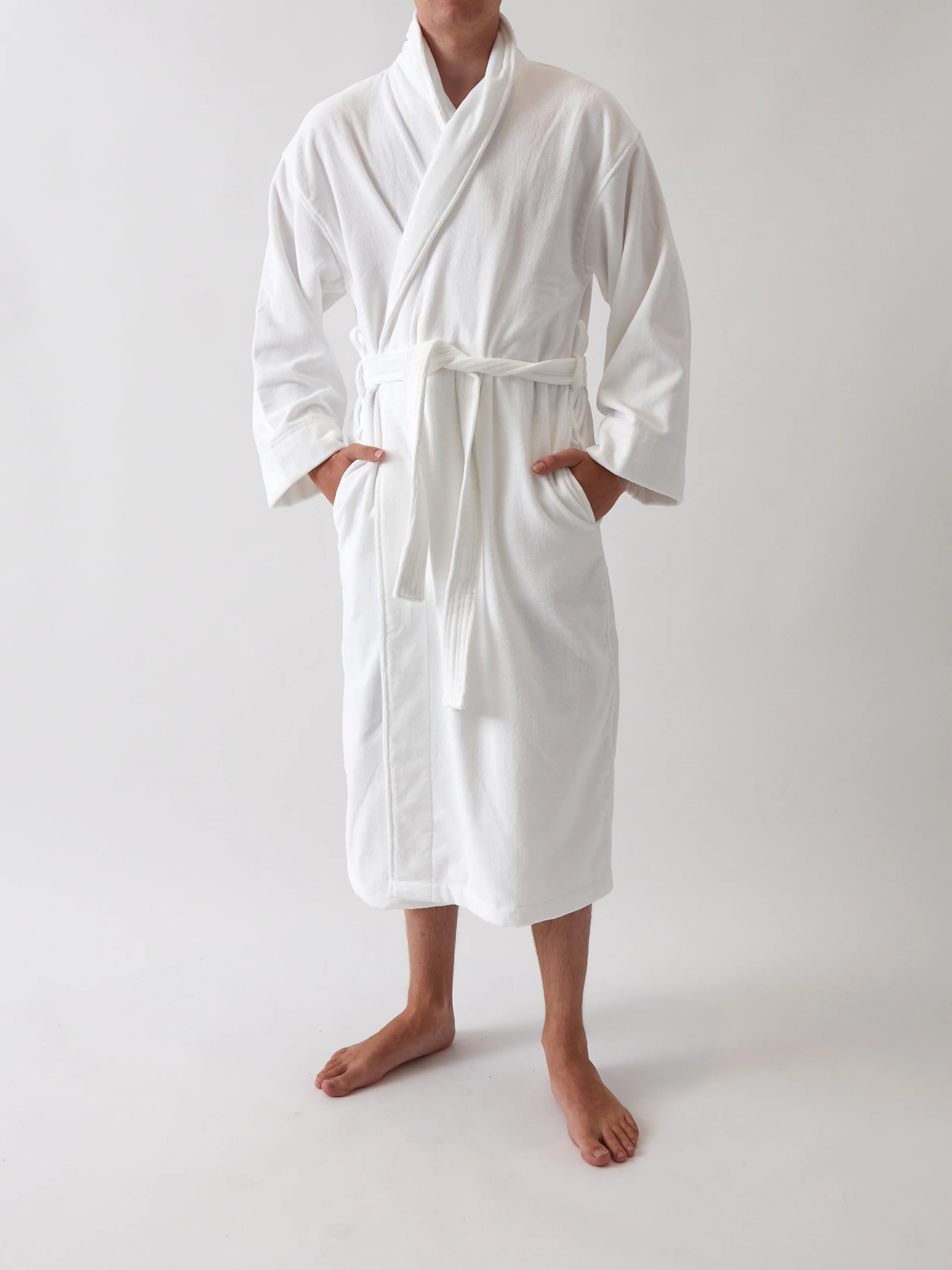 Carter Robe in White - Image 5