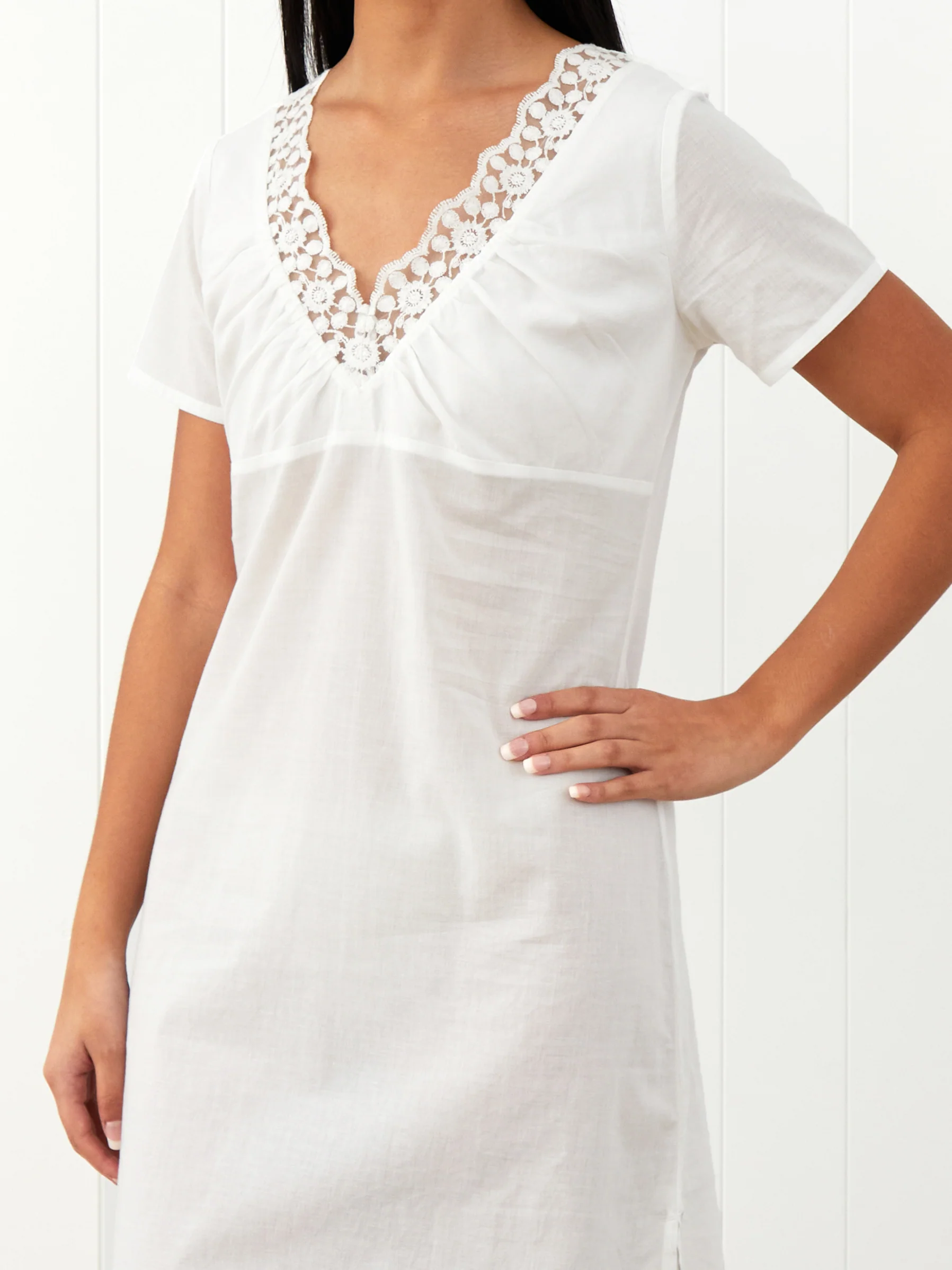 Colette Cap Sleeve Nightie - Image 3