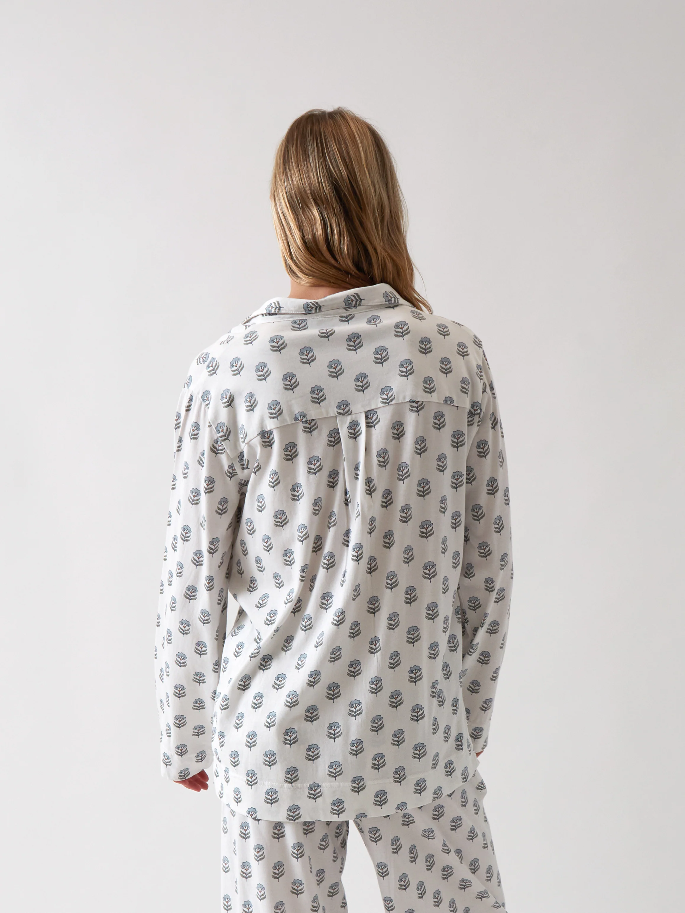 Eloise Organic Cotton Knit PJ Shirt - Image 4