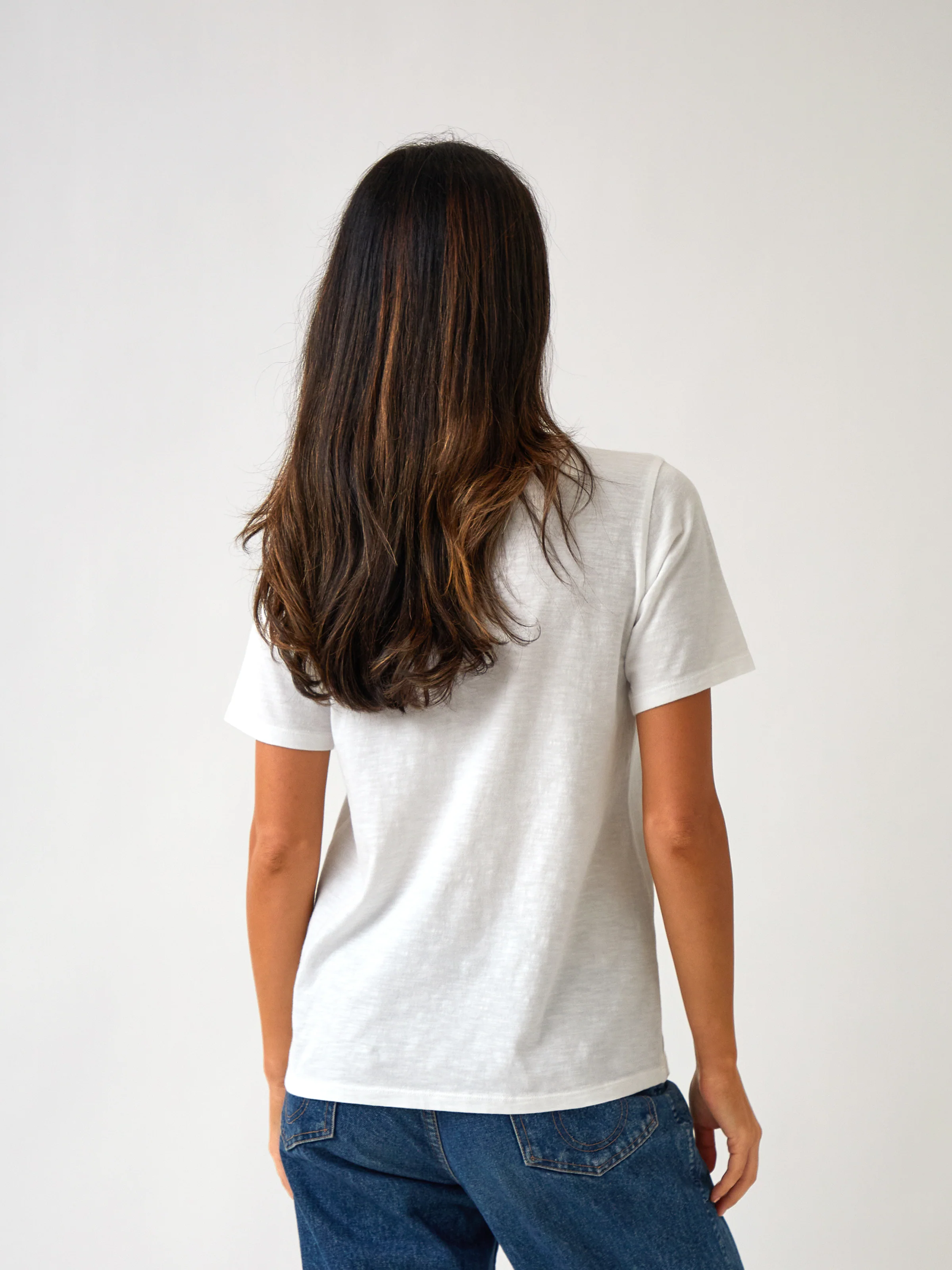 Harper Tee Shirt in White - Image 4
