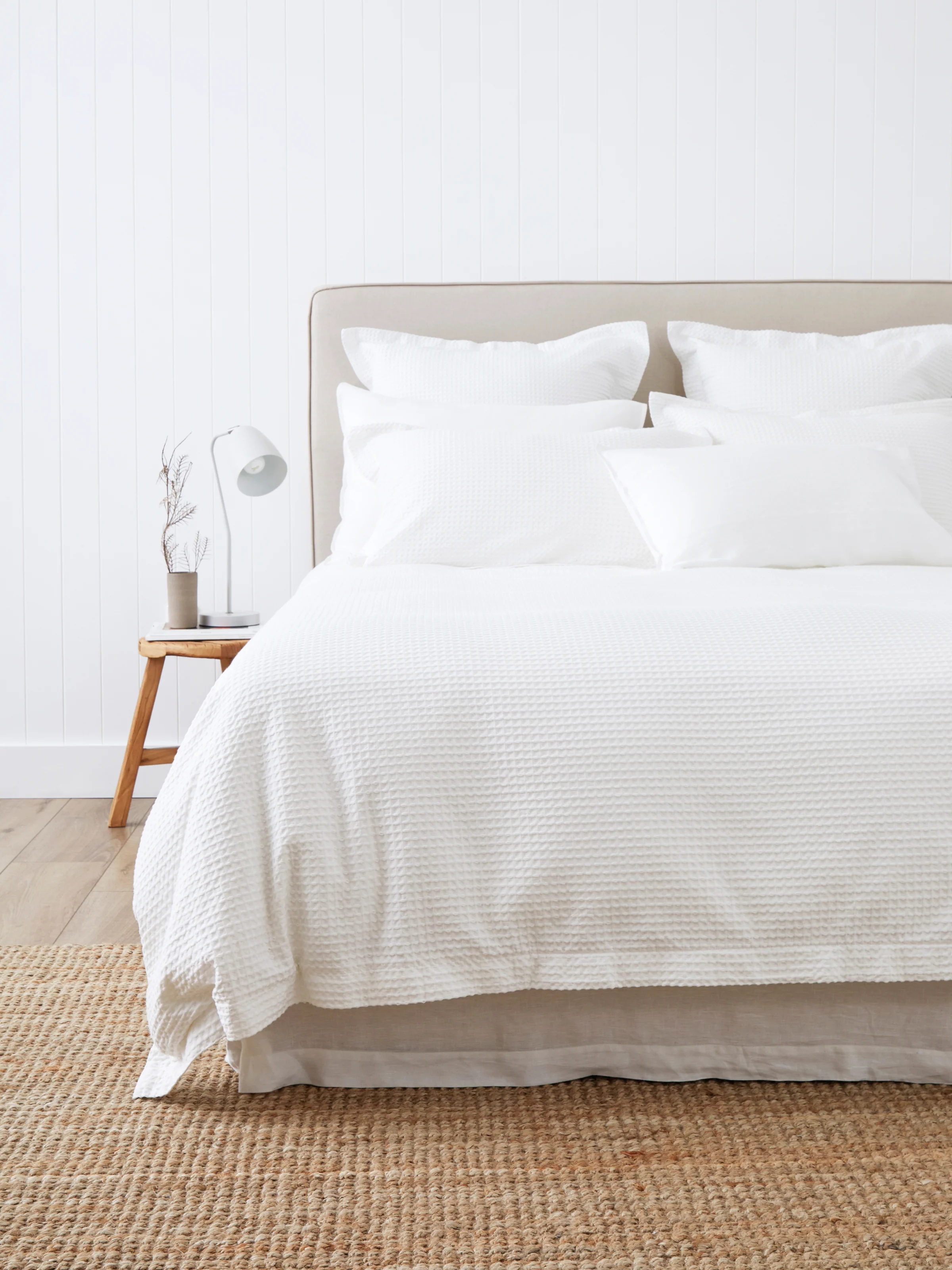 Hudson Waffle Duvet Cover Set