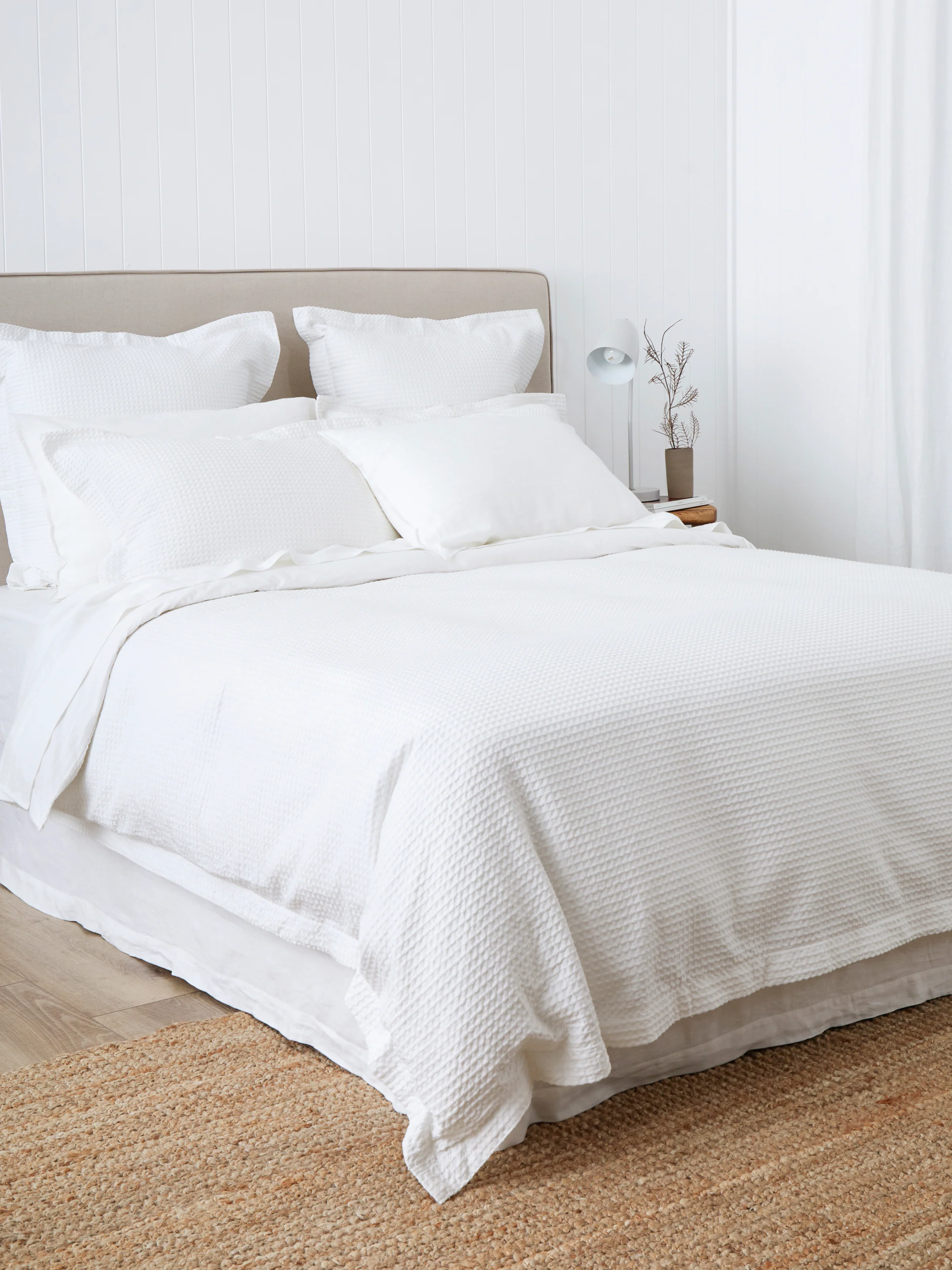 Hudson Waffle Duvet Cover Set - Image 3