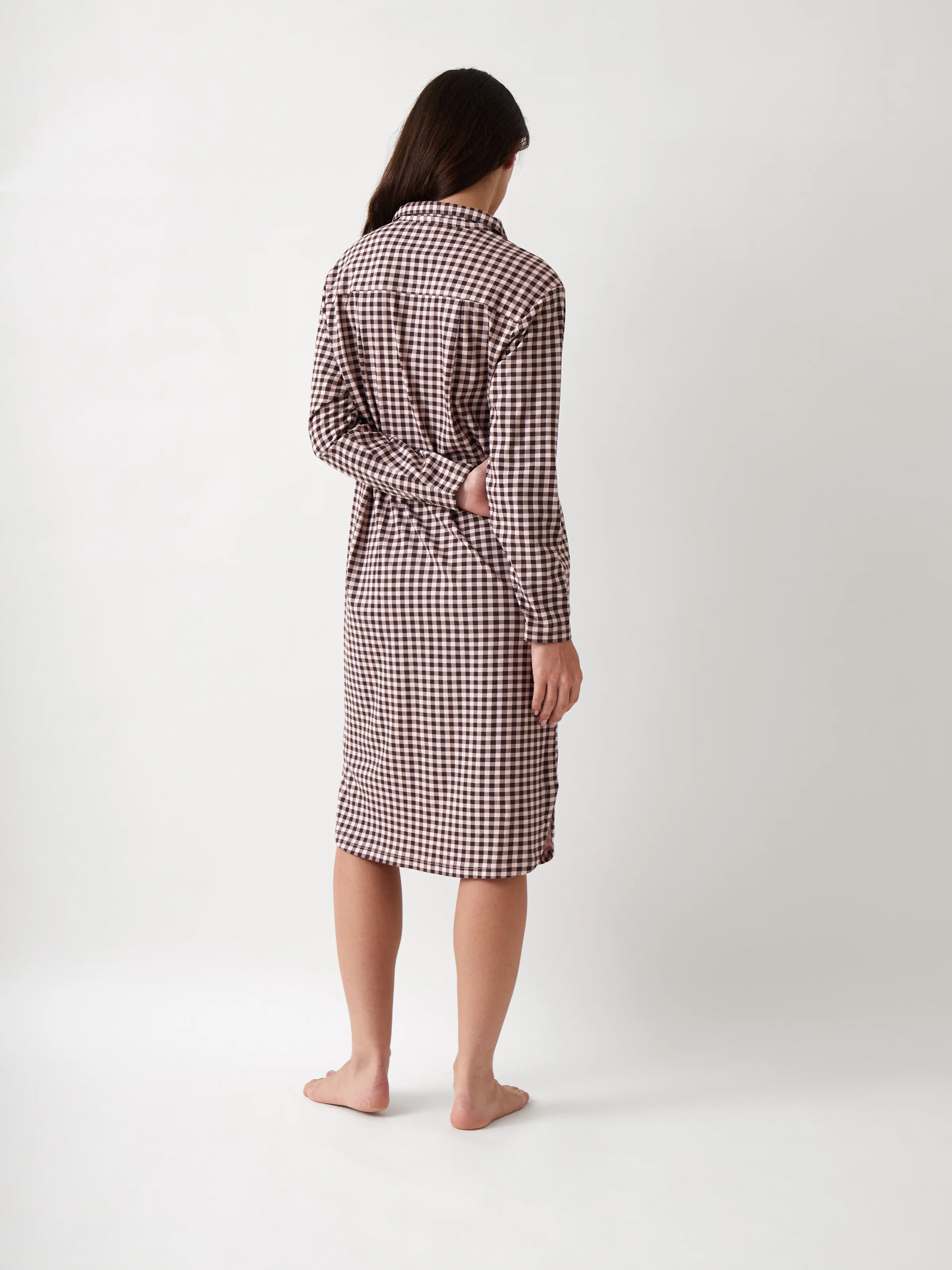 Kendra Organic Brushed Cotton Knit Nightshirt - Image 3