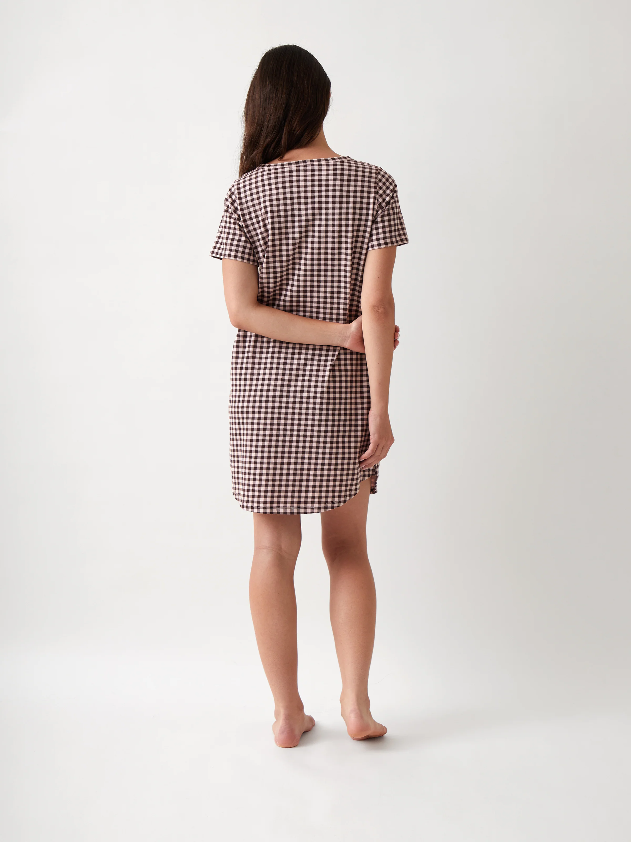 Kendra Organic Brushed Cotton Tee Shirt Dress - Image 4