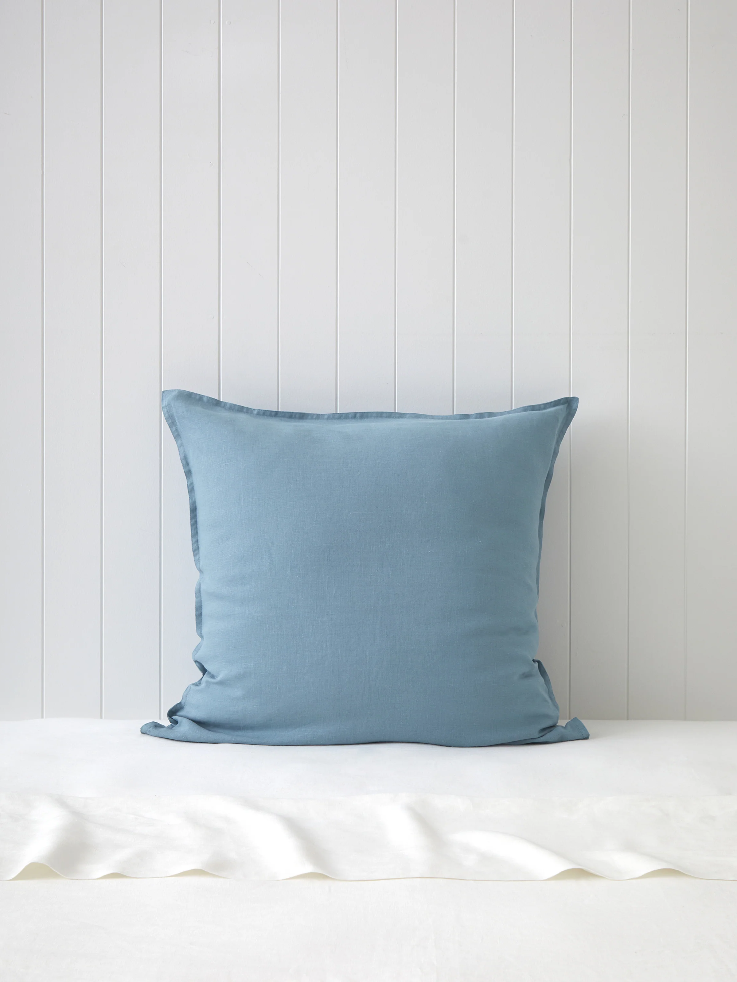 Loft Linen European Pillowcase in Coast Blue