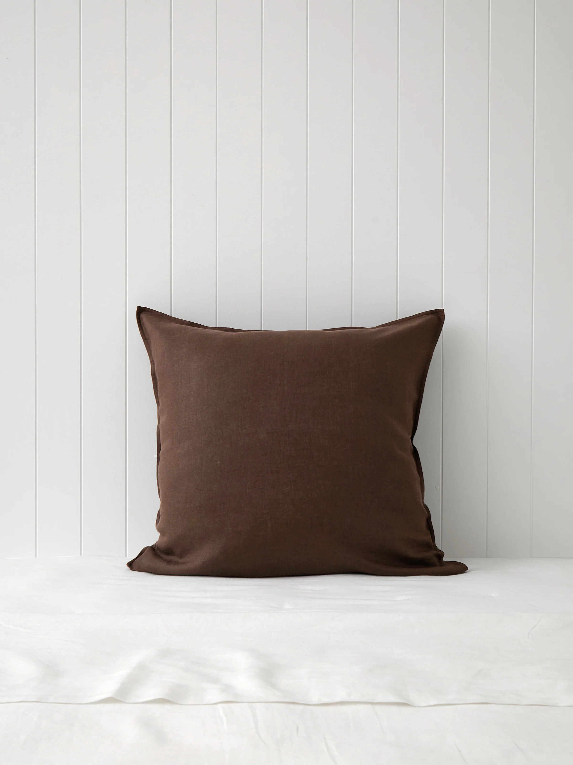 Loft Linen European Pillowcase in Cocoa