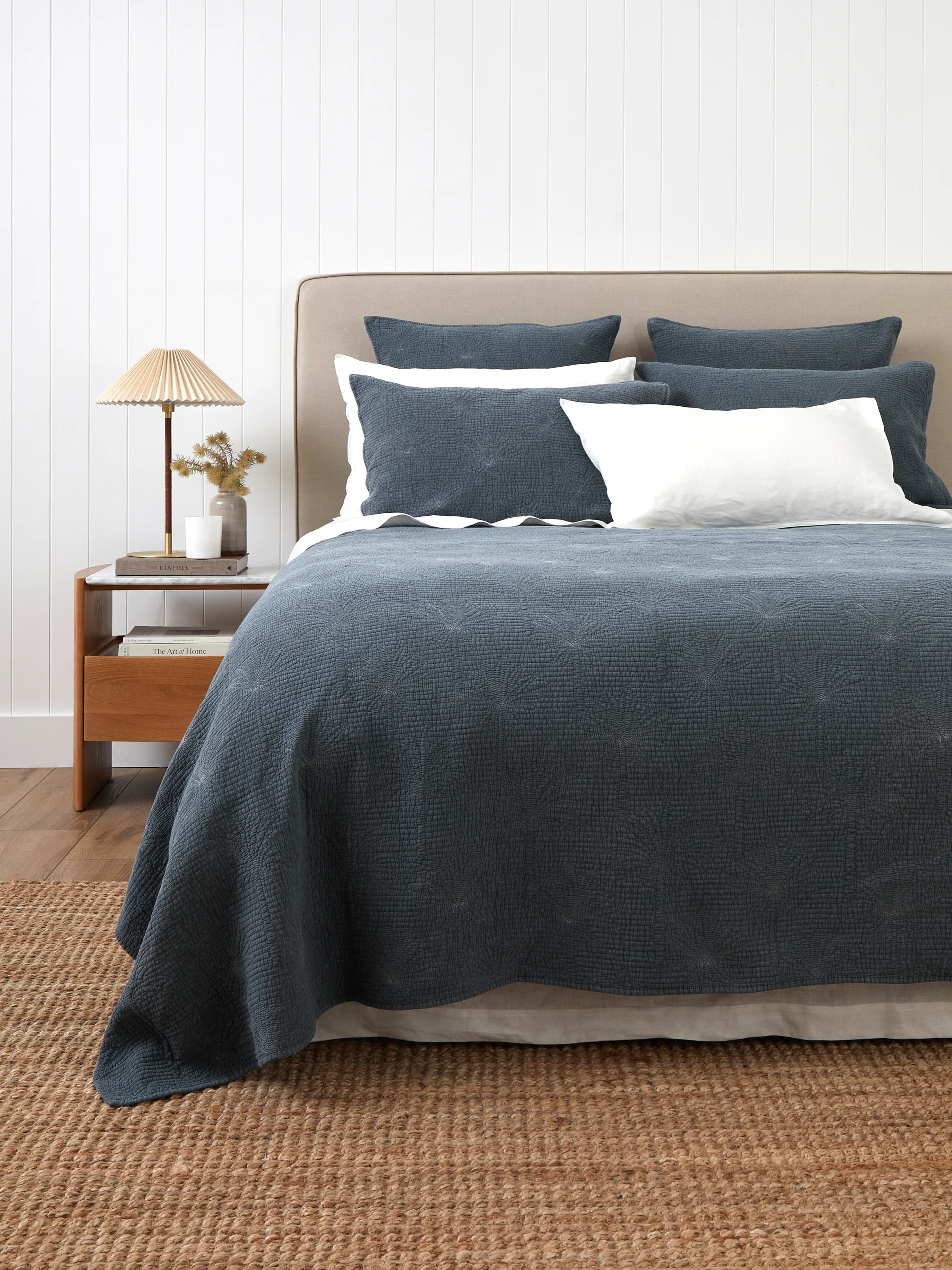 Marrakech Quilt in Dark Blue