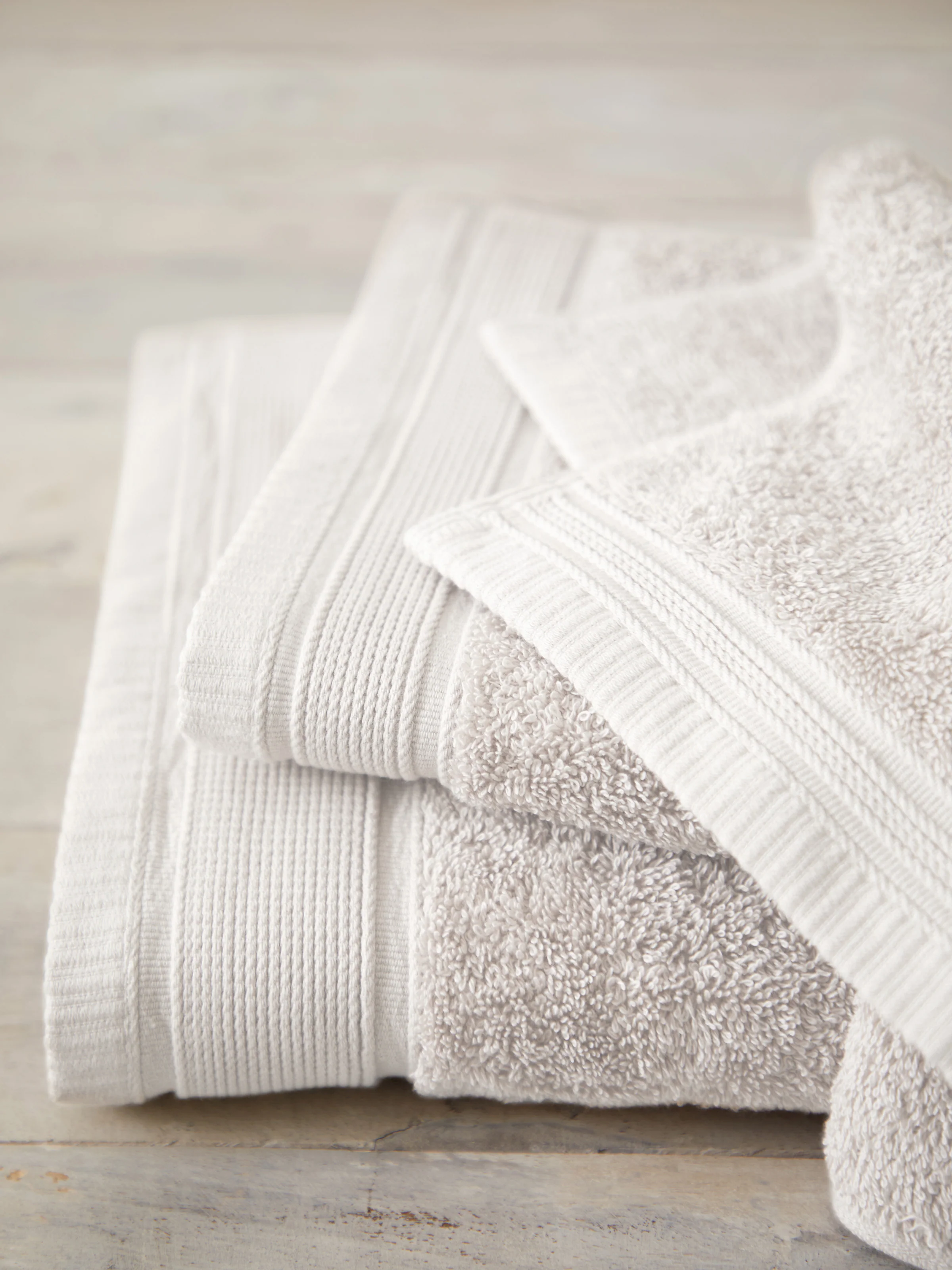 Oasis Hand Towel in Stone - Image 3
