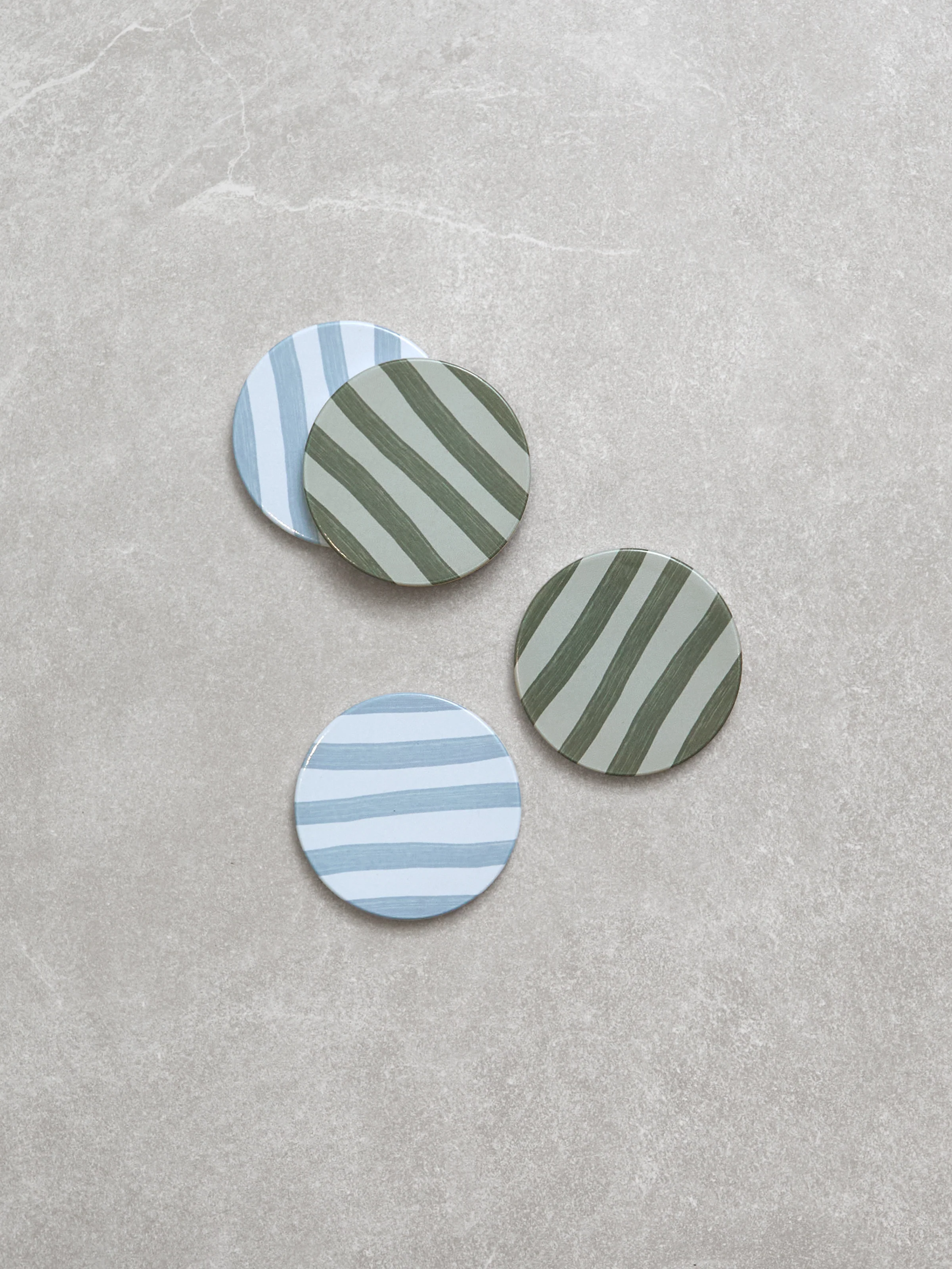 Otto Ceramic Coasters Set of 4