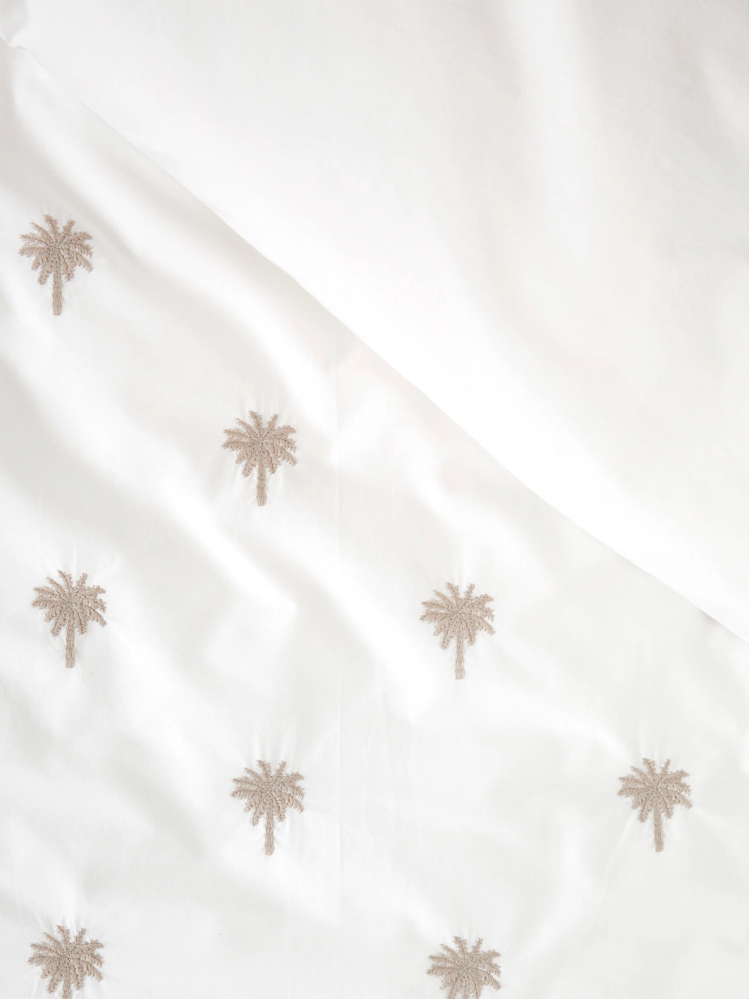 Palm Island Embroidered Duvet Cover Set - Image 4