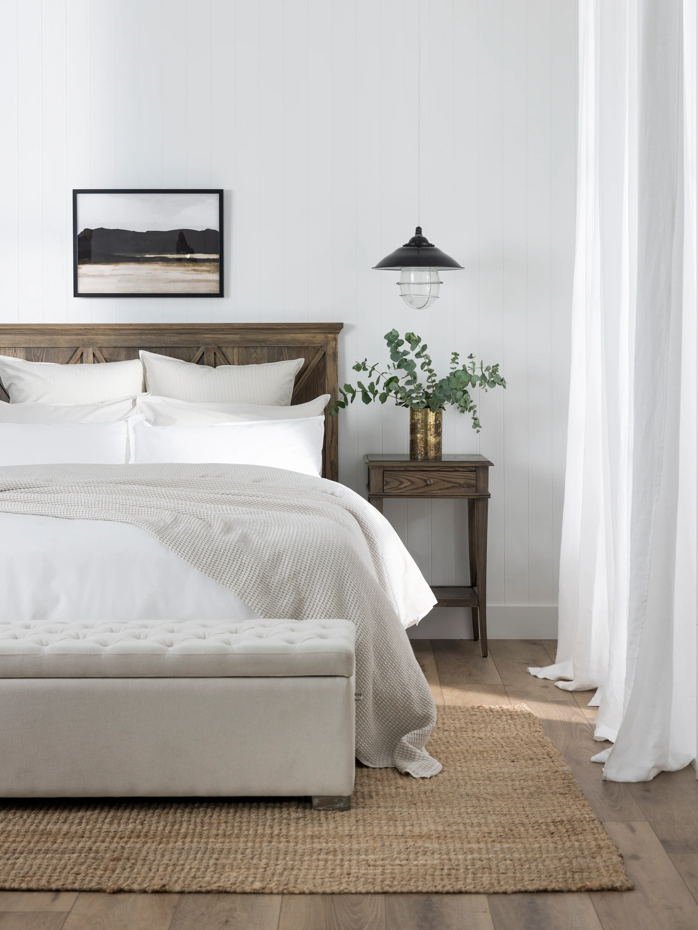 Purity Organic Cotton Duvet Cover Set in White - Image 5