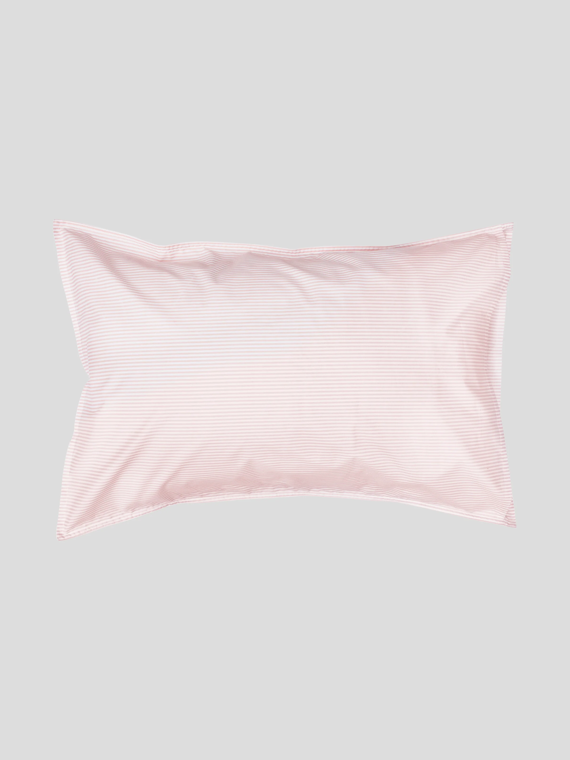 Purity Organic Cotton Standard Pillowcase Set in Pink Stripe - Image 3