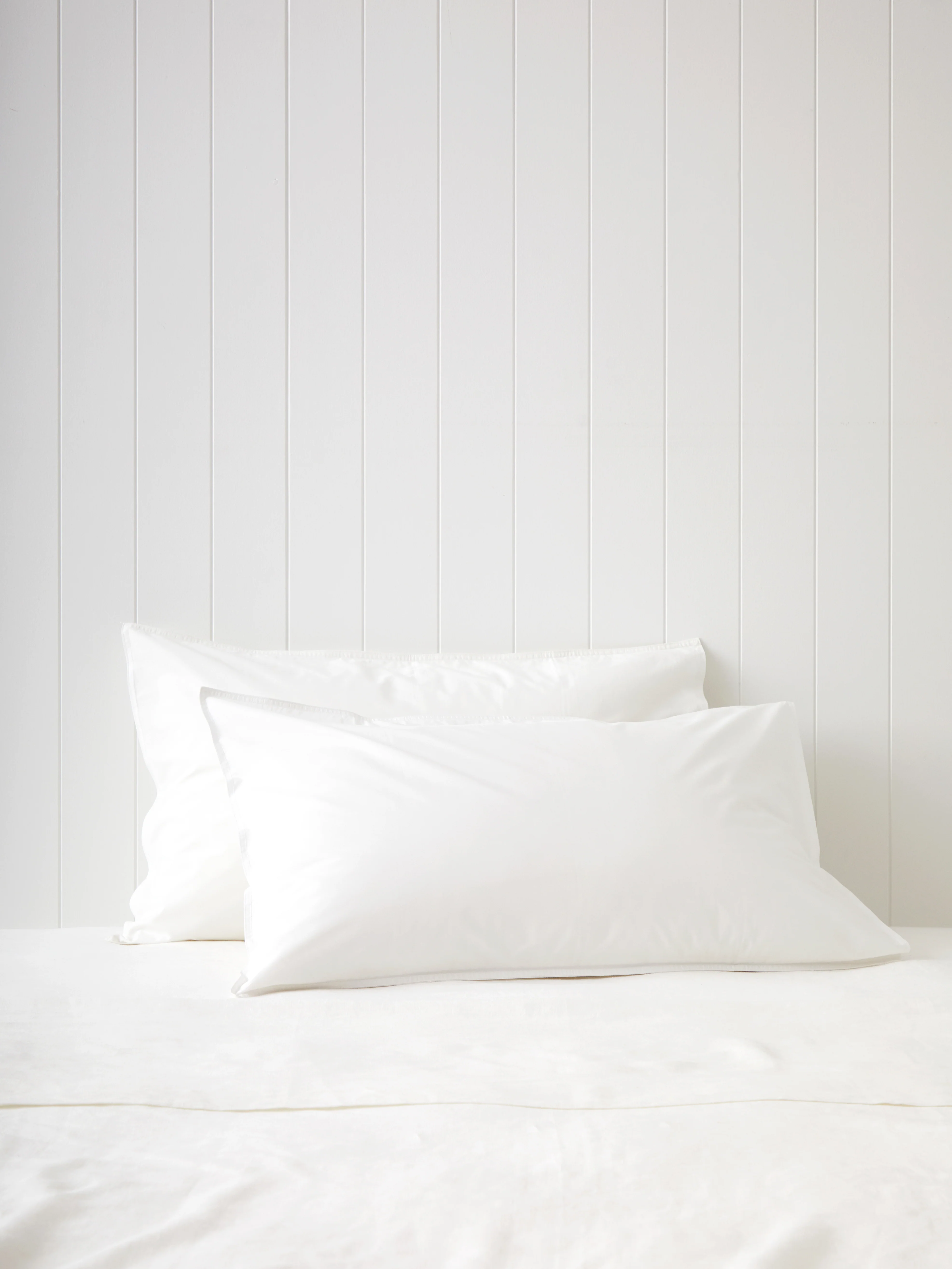 Purity Organic Cotton Standard Pillowcase Set in White