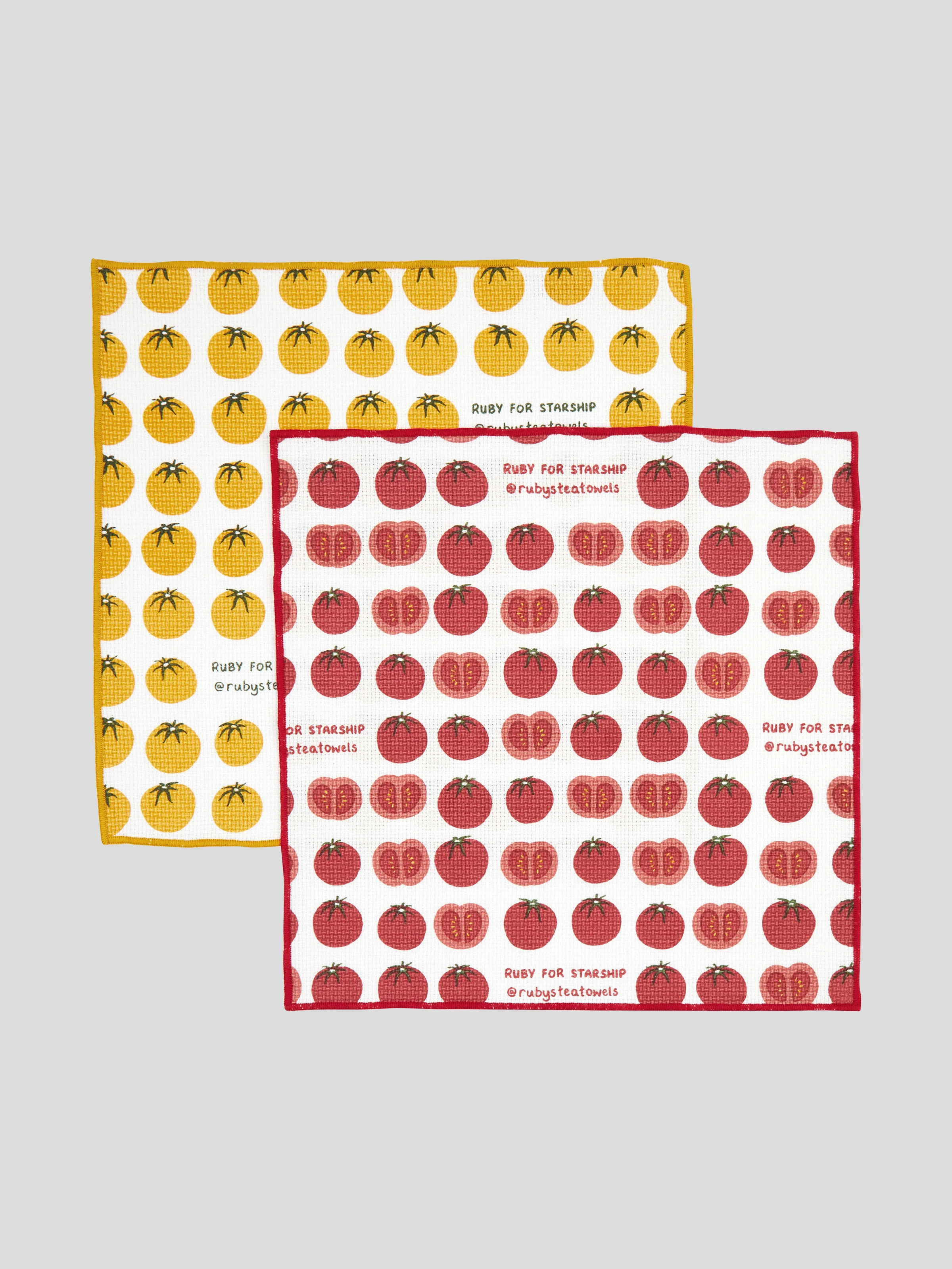 Starship Tomato Washcloth Set of 2 - Image 4