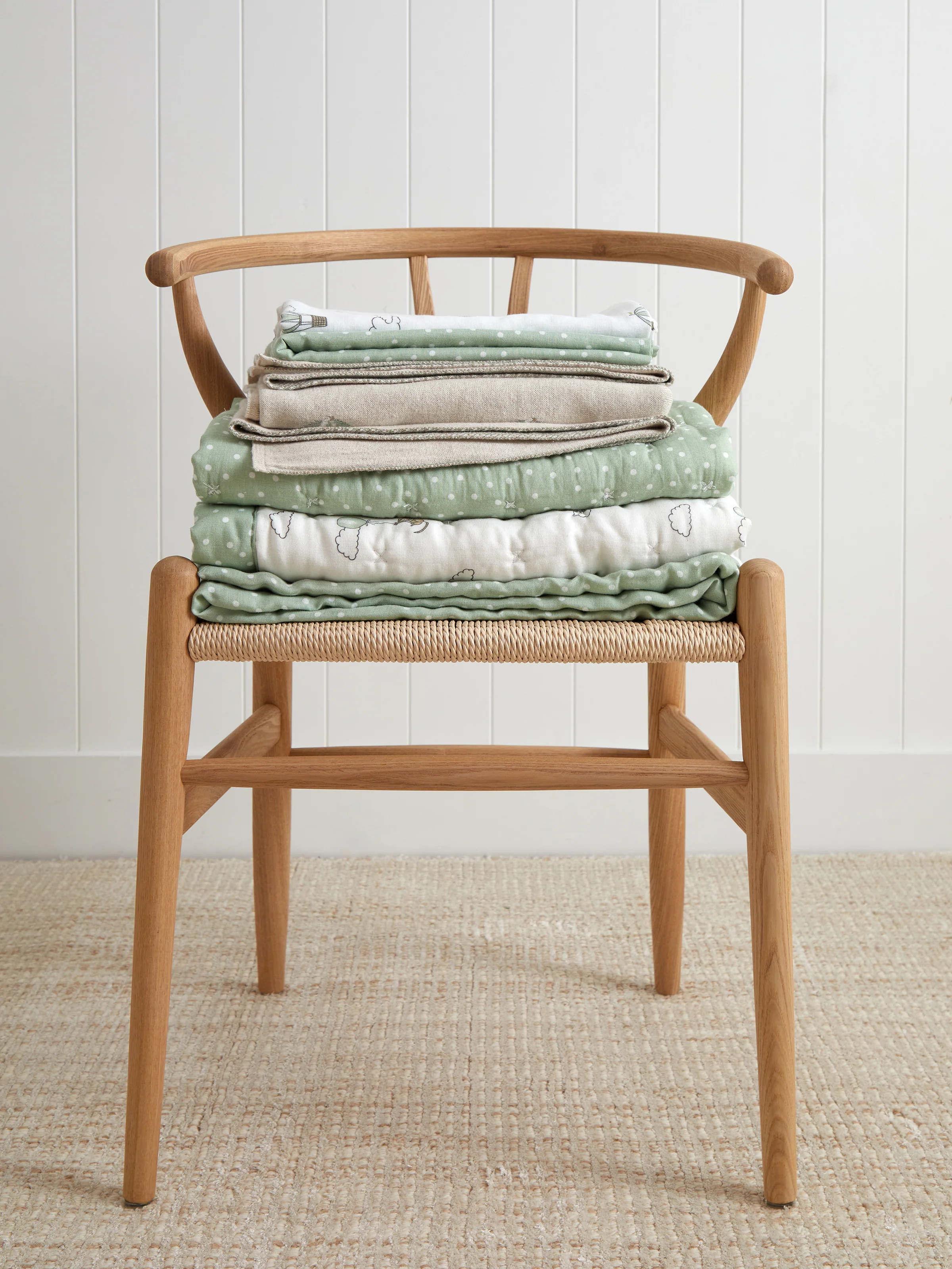 Up & Away Balloon Muslin Cot Fitted Sheet - Image 4