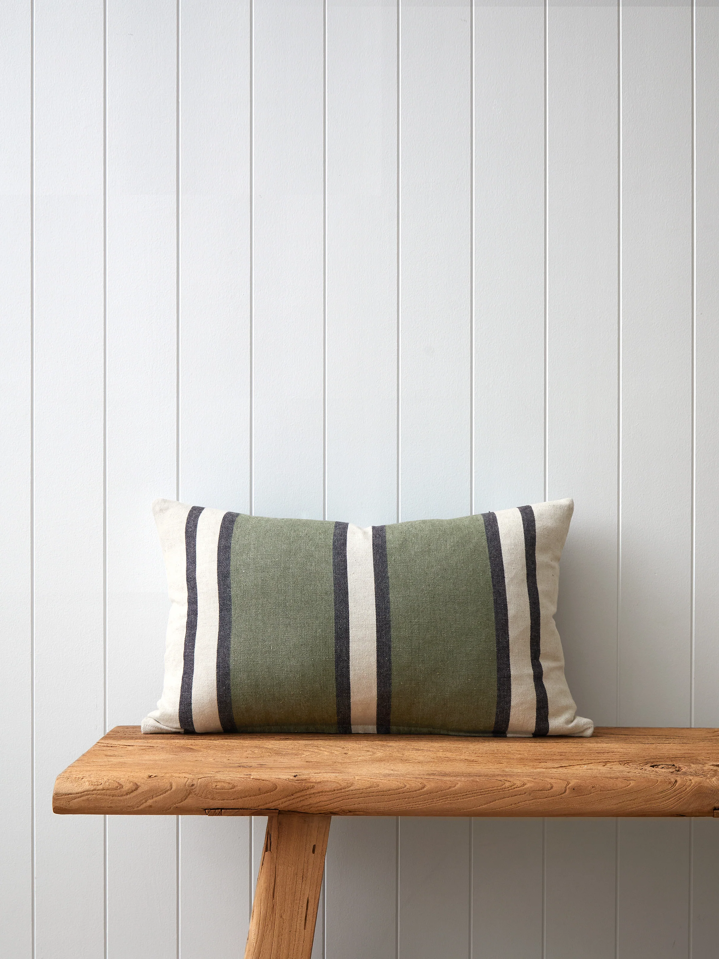 Wakefield Rectangle Cushion Cover in Green