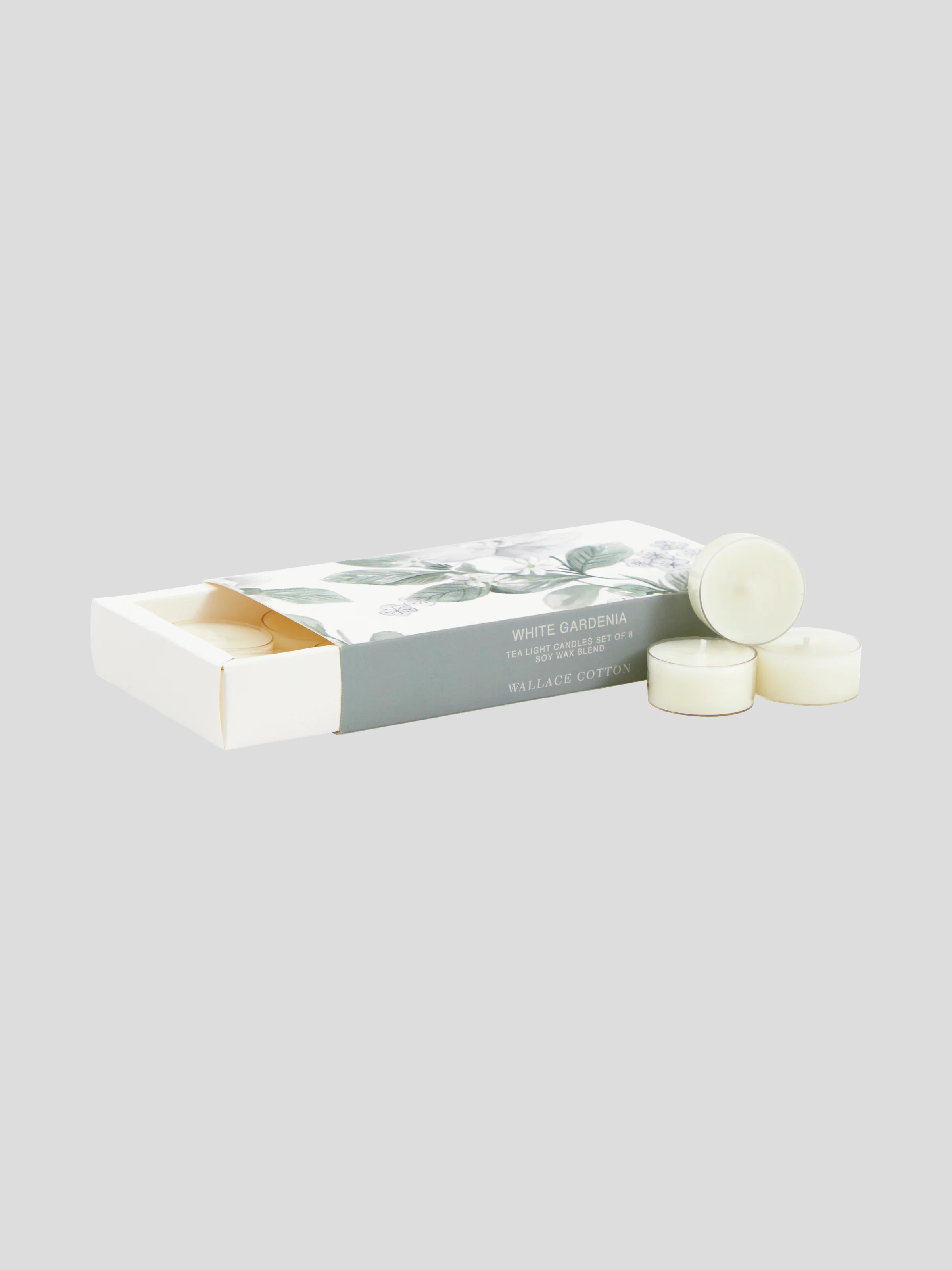 White Gardenia Tea Lights Set of 8 - Image 3